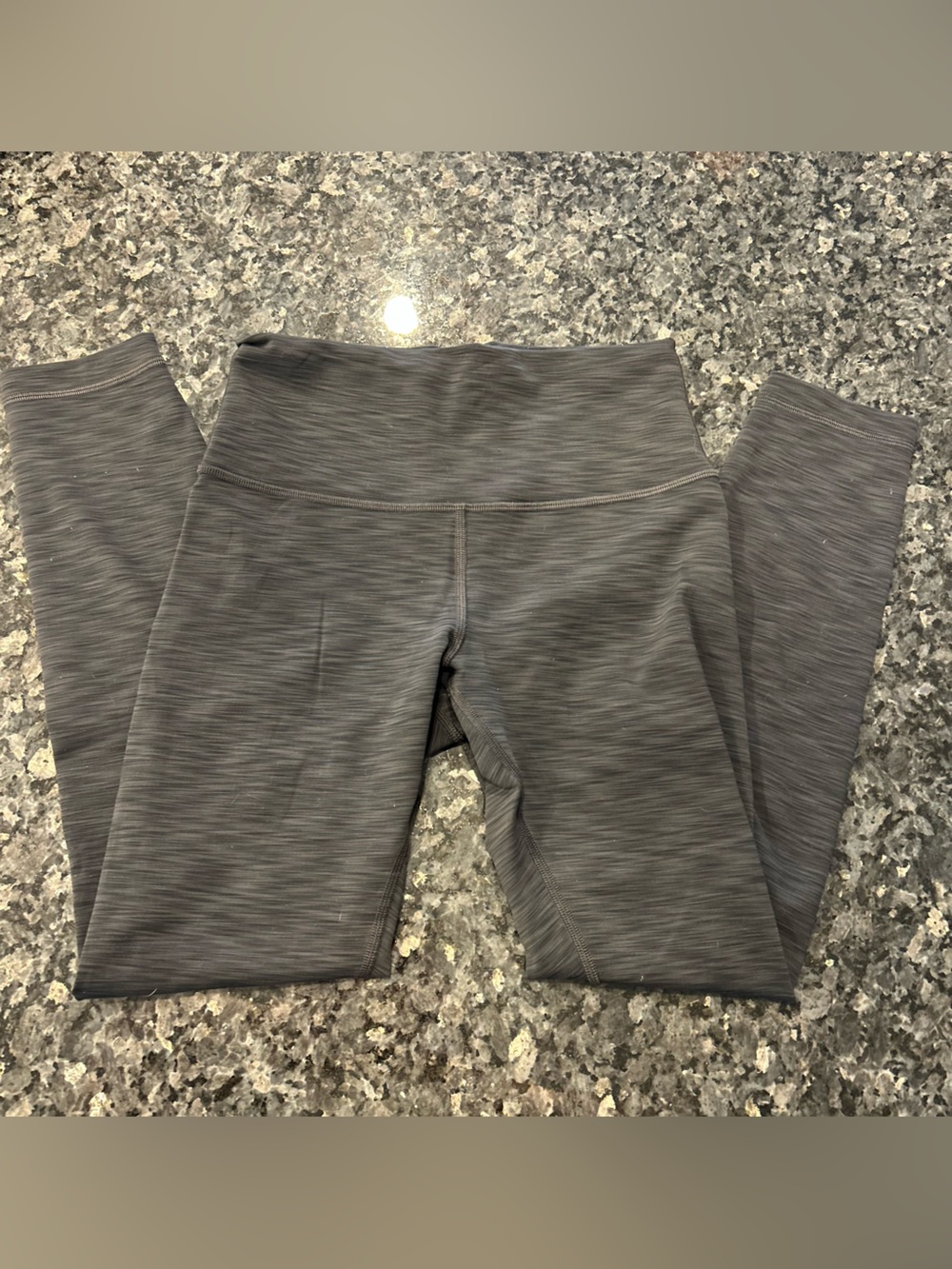 Lululemon Gray High-Waist wonder train Leggings